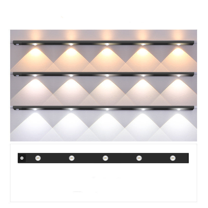 Magnetic LED Wall Lamp with Three-Color Dimming and Hill Projection