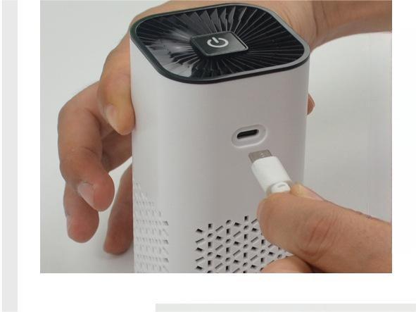 Portable High-Efficiency Air Purifier with Quiet Sleep Mode