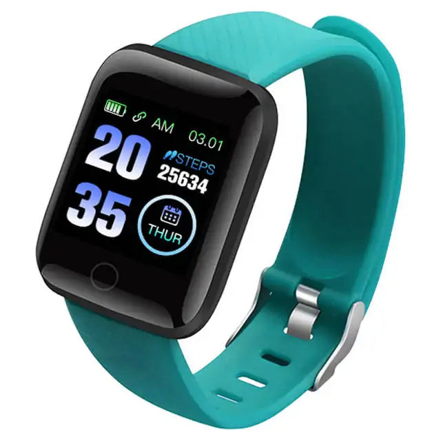 "Smart Watch with Health Tracking & Bluetooth"