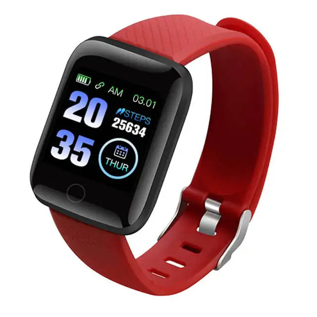 "Smart Watch with Health Tracking & Bluetooth"