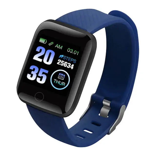 "Smart Watch with Health Tracking & Bluetooth"