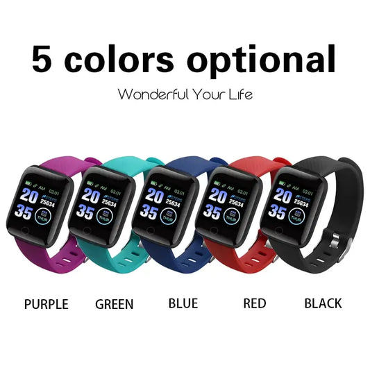 "Smart Watch with Health Tracking & Bluetooth"