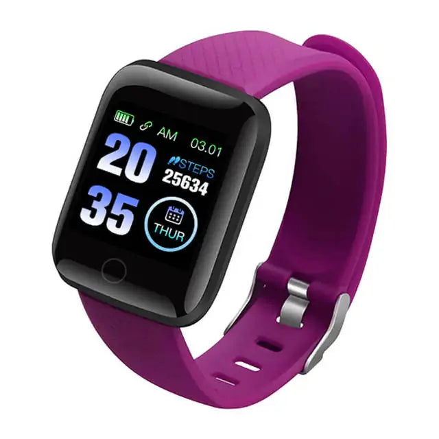 "Smart Watch with Health Tracking & Bluetooth"