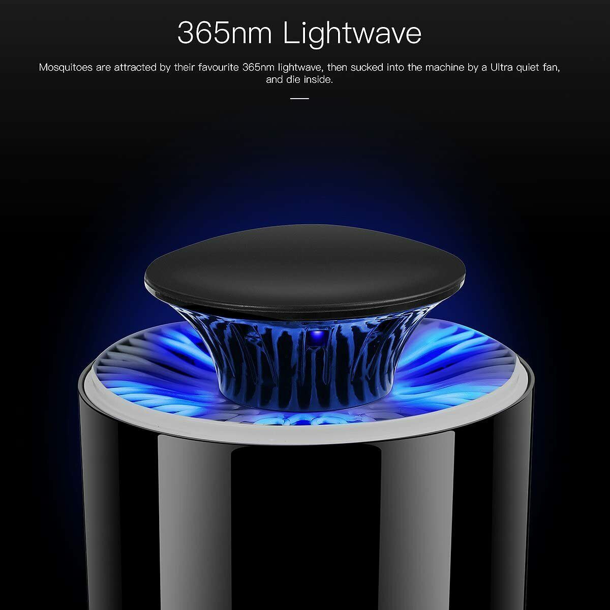 LED Mosquito Killer Lamp – Silent, USB Powered, Indoor & Outdoor Use