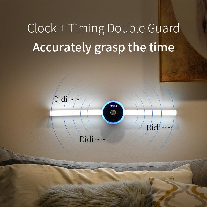 Smart Sensor Lamp 3-in-1: Light, Timer & Clock for Modern Living!