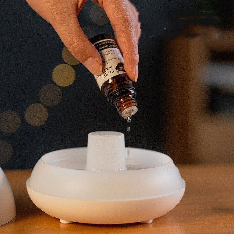 Flame Effect Aromatherapy Diffuser with LED Lighting and USB Power