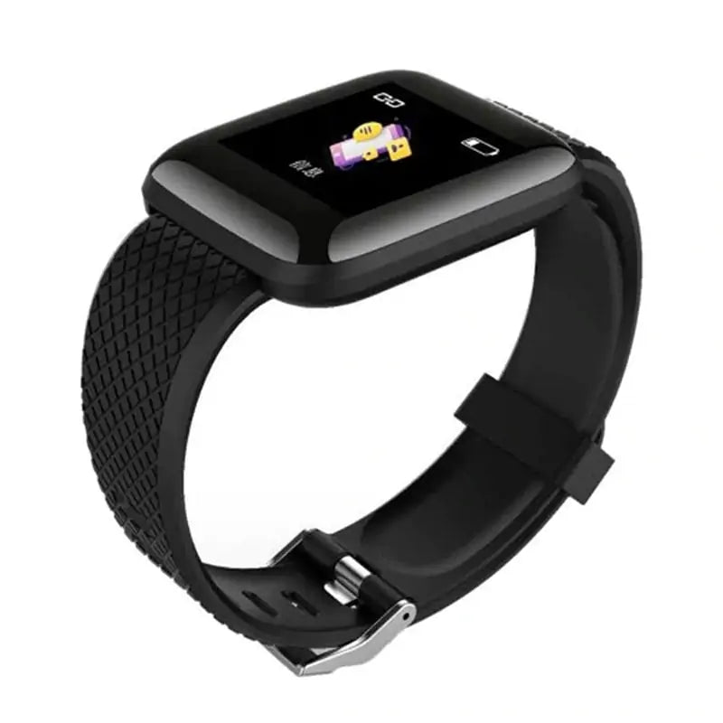 "Smart Watch with Health Tracking & Bluetooth"